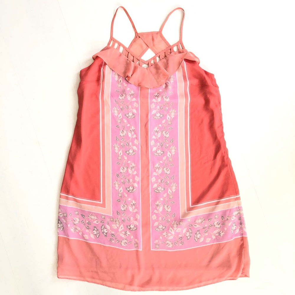 Summery Ruffle Print Dress